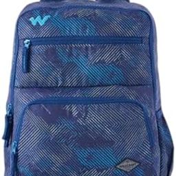 Stylish Polyester Unisex Backpack | Andes 15 Durable & Lightweight backpack for Men & Women | Backpack for Office, Gym, Travel - 15 Litre, Navy-60