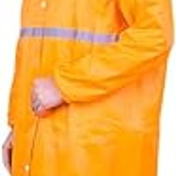RNCT-02 Rain Coat for Men & Women,Oercoat Oxford Material Rain Coat for Men & Women Waterproof, Orange(6 Month Warranty)-picture-23