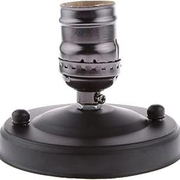 MYADDICTION AC110-220V Metal Ceiling Mounted E27 Screw Light Bulb Lamp Holder Black-18