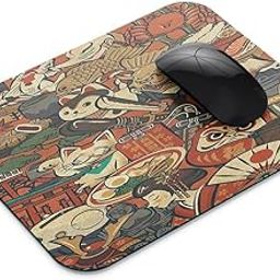 neonsyp 3mm Thick Falcon Eye Raptor Mouse Pad - Sharp Bird of Prey Design-29