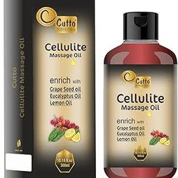 CUTTO - The Beauty of Nature Cellulite Massage Oil 300 Ml for Thighs, Buttocks, Abdomen | For Men & Women | Tighten Tone, Stretch Marks, Skin Firming, Stomach-image-65