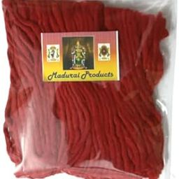 Madurai Products Red Wicks THIRI Diya Batti Long Cotton Wicks Navratri Special Jyot Batti Pack - 108 Pieces (9CM L x 9CM H x 5MM W)-image-26