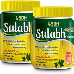 SDH Naturals Sulabh Granules Pack of 2 (2x100g) |100% Ayurvedic Supplement for Constipation| Acidity & Gas Relief | Non-Habit Forming Herbal Formula| Supports Digestion-image-71