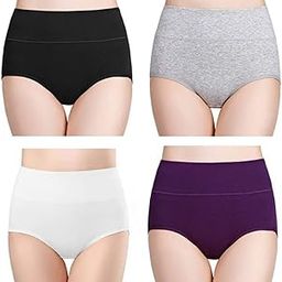Silverlake Women High Waist Hipster Panty - Pack of 4 - Anti Bacterial 100% Cotton Underwear Seamless Panties-image-11
