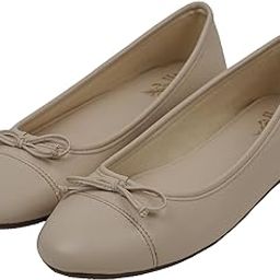 Women Beige Bellies Flats | Soft Slip-On Ballerinas with Round Toe | Stylish and Comfortable Shoes for Formal and Casual Wear-image-11