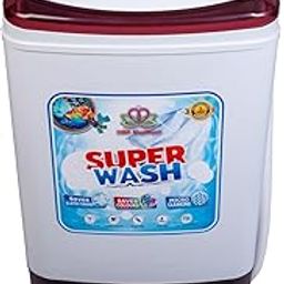 DMR Only Washer with 7.5Kg Super Washing Cpacity and 2 Year Free Spare Supply Warranty. (Only Washer - No Spin dryer) (Burgundy)-13
