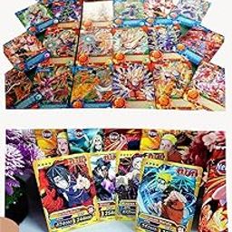 Turners | Prime Anime Cards 100 Pcs Mix Pack Goku Cards 50 Pcs and Naruto Cards 50 Pcs for Playing/Trading/Collection Cards All Characters-image-9