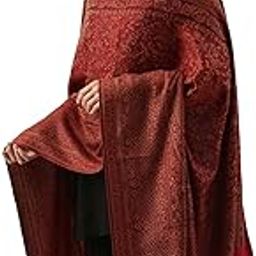 Women Kashmiri Jamawar Antique Mughal Shawl, Jacquard Shawls, Stole, Wraps(Size: 101 X 203 CM)-2