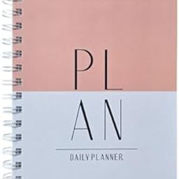 KAPBRO A5 Hardbound Undated Daily Planner For 3 Months, Schedule Your Day, Manage To-do List, Goals Tracker,Wellness Tracker, 180 Ruled Pages, 90 GSM Premium White Paper with Bookmark (Pink White)-image-13