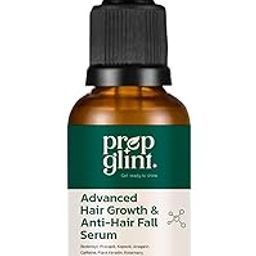 Prep Glint Advanced Hair Growth & Anti‑Hair Fall Serum – with Redensyl, Procapil, Kopexil, Anagain, & Botanical Extracts – Clinically‑Proven Hair Fall Control & Density Boost for For Men & Women-30ml-20