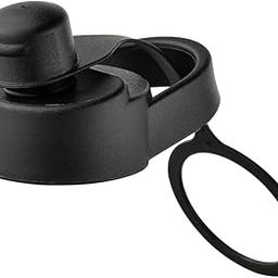 KNP Sports lid, black - This lid allows you to handle your sports bottle with one hand, making it easier to drink from when jogging, biking or working out.-image-3