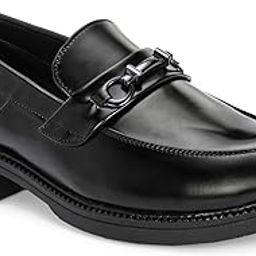 Mens Aether Steps Loafers Shoes |Solid Petant Formal Office Wear Shine Glossy Casual Non Lace Footwear | Moccasins | Comfortable Cushioned Footbed | Perfect for Any Occasion-image-54