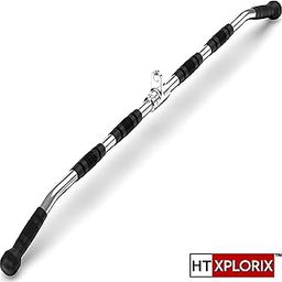 HT XPLORIX™ LAT Pull Down Bar 48-Inch – Straight Bar Cable Attachment for Back & Upper Body Strength Training-picture-10