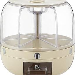Grain Bucket Storage Container 6 Grid Sealed Dog for Millet Barley All Beans S-picture-21