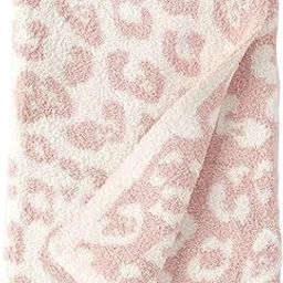CALANDIS® Throw Blanket Leopard Print Flannel Fleece Blankets Plush Sofa Blankets Pink 30x35in | Home & Garden | Bedding | Blankets & Throws-image-70