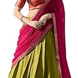 Women's Georgette With Floral Print Lehenga Choli Set-picture-32