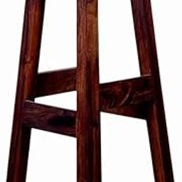 OGESTA KAIDO Wooden Bar Stool, 35.5 cm Round Top, 72 cm Height, Dark Brown-image-31