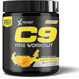 BIG ROCK NUTRITION C9 Pre Workout | Energy Booster, Increased Energy, Strength, Mental Focus & Powerfull Pumps (Mix Fruit, 210gm)-32
