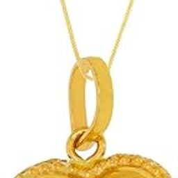 Heart's Whisper Yellow Gold Pendant for Women | Women Gold Locket | Gold Pendant 22KT for Women | Gold Locket for Girls | Women Fashion Jewellery | Great for Gifting-image-19