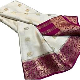 RAJMALA Beautiful Rich pallu Semi Mysore Silk Sarees having exclusive pattern with rich border-image-0