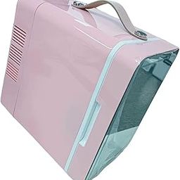 SECRET DESIRE Skincare Fridge with LED Mirror Small Refrigerator for Dorm Traveling Office Pink-image-28