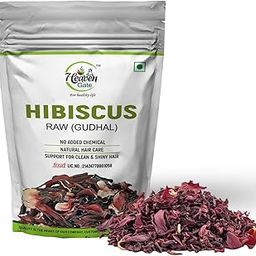 Heaven Gate Raw Dried Hibiscus (Gudhal) – 100g |Natural Flower for Hair Growth, Scalp & Skin Cleansing |Chemical-Free Herbal for Hair Packs & Face Masks & Pack, Eating, & Raw Dried Hibiscus tea-image-7