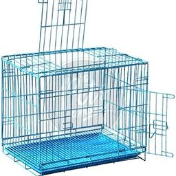 The Pets Company Double Door Folding Metal Cage with Paw Protector, for Guinea Pigs, Rabbits, Ferrets, Chinchillas, Small, 24 Inch-31