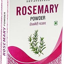 Dev Ayurveda Rosemary Powder for Hair Growth, 50 gm, Sun-Dried Herbal Leaves Powder (Pack of 2)-28