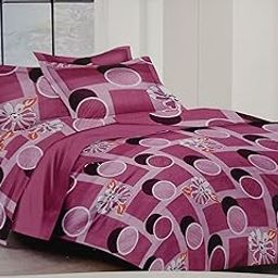 Elvina Designs Fancy Cotton Queen Size Pink Color Bed Spread-image-52