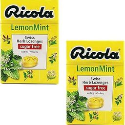 Ricola Sugar Free Lemon Mint | Swiss Herb Lozenges Drops | Ricola Candy | Herbal Candy | Sugar Free Mint Drop | Herbal Sweet (2 x 40g)-image-39