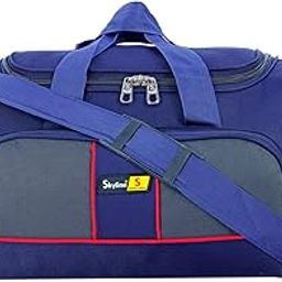 Polyester 60 Ltrs Without Wheel Travel Duffel Bag for Men Women (Navy Blue)-image-49