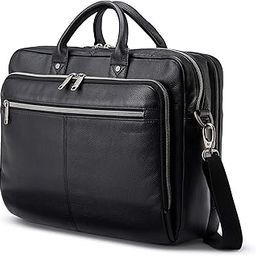 Classic Leather Toploader Briefcase-picture-47