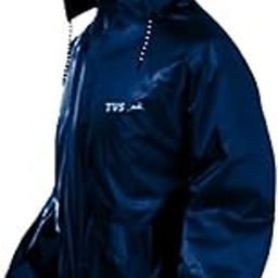 Unisex Polyester Raincoat | Front Zipper with Drawcord for Adjustable Fit-image-79