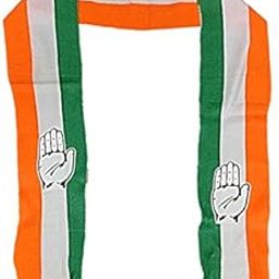 Unisex Cotton Fabric Indian National Congress Party Flag Design Scarf Roto Fatka (Tricolour, 62 Inch)-image-10