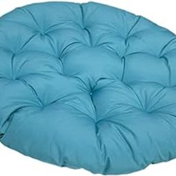 Jazzy Pearls Padded Seat Cushion Egg Chair Cushion Round 40cm for Meditation Sofa Outdoor Light Blue|1 Portable Plant Umbrella|Cushions & Pads| Yard, Garden & Outdoor Living-image-53