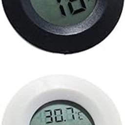 BNF® 2pcs Round Digital Thermometer Humidity,LCD Display For Reptile Tank|Pet Supplies | Reptile Supplies|2 Pieces Digital Temperature Humidity Meter-picture-15