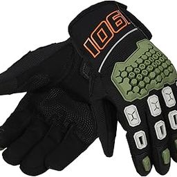 Royal Enfield MX PRO GLOVES Polyester & Genuine leather & Microsuede construction | TPR protectors: Knuckles & Fingers | CE certified Class L1 - KP standards | LIGHT OLIVE 25.2 cm M-image-21