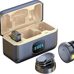 Bietrun Micrphone for iPhone iPad with 7H Charge Case,2pcs Mini Microphone Professional Wireless Lavalier Microphone,for Video Recording/Vlog/TikTok/YouTube/Interview 70ft (BIT7)-image-38