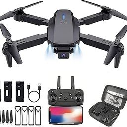 fOlDaBlE-DrOnE-WiTh-hQ-WiFi-cAmErA-ReMoTe-cOnTrOl-fOr-kIdS-QuAdCoPtEr-wItH-GeStUrE-SeLfIe-fLiPs-bOuNcE-MoDe-aPp-oNe-kEy tAkE-OfF (E88 DOUBLE)-3