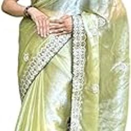 SHUBH MANGAL Women's Superhit Trending Saree Pure Jimmy Choo Fabric & Full Embroidery Work Sari For Women-image-98
