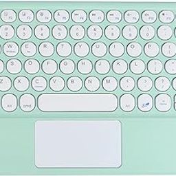 Bluetooth Keyboard,10-inch Wireless Bluetooth Keyboard with Touchpad for iPad Ultra-Slim Small Portable Rechargeable Keyboard with Trackpad for iPad iPhone Tablet Android Phone PC Computer Mac (green)-image-5