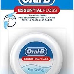 Oral-B Essential Floss, Waxed, Mint, 54 Yards (50 meters) - Pack of 2-image-76