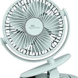 RR Signature Buddy Mini 110mm Portable Clip Fan | 4H Battery | Silent & C type Rechargeable | 360° Rotation | Multi-Clip Function | Portable Cooling | Personal Cooling Fan For Home [AQUA GREEN]-12