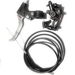 Nanak Bicycle Mechanical Rear Disk Break Caliper, Rear Lever and Rear Cable Wire (67cm) Combo-0