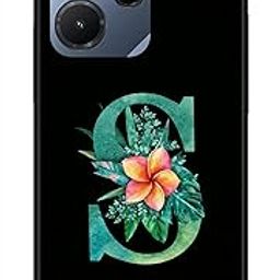 NDCOM for Infinix Hot 30i Back Cover Infinix Hot 30 i Back Cover | Stylish Protection Infinix Hot 30i Cover | S Alphabet Letter Printed Metal Case-picture-31