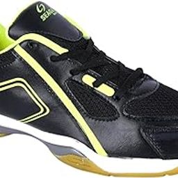 Seaga Men Cricket Badminton Shoes | Lightweight Indoor Court Sports Footwear | Breathable Mesh with Cushioned Sole-image-89