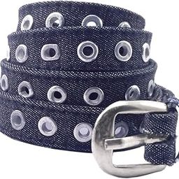 Women's Girl's Cotton Belt Ladies Canvas Cloth Buckle Strap 2 CMS (0.75 Inches) Wide-image-52