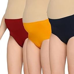 Evamomies Women's High Waist Soft Comfy Cotton Lycra Maternity Panty|Pregnancy Panty|Maternity Panties (Pack of 3)-image-65