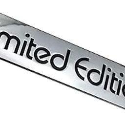 OAN 3D Metal Sticker Limited Edition Logo Emblem Badge Decal Sticker for All Cars- Size: 10cm x 1.5cm x 1mm (Metal)-26