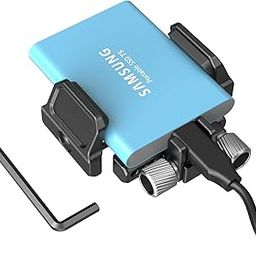 SmallRig SSD Mount Bracket SSD Holder for Samsung T5 SSD, SanDisk SSD, SanDisk SSD T5, Compatible Cage for BMPCC 4K & 6K Z Cam E2 - BSH2343-21